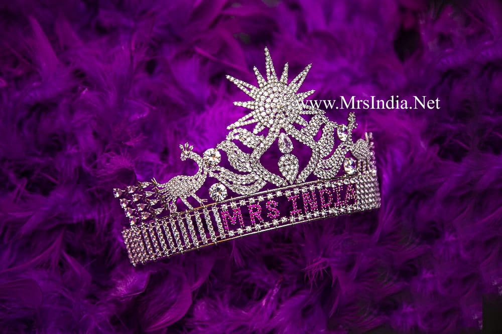 Mrs India crown representing beauty, strength and woman empowerment